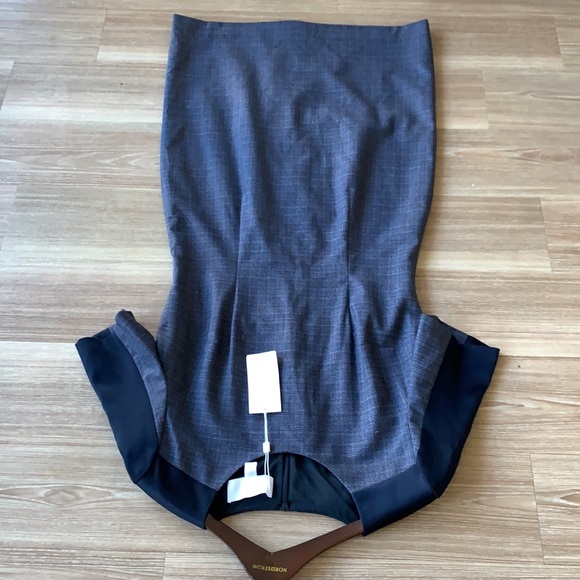 Hugo boss made in Portugal size 8 textured short sleeve crew neck sheath dress - Picture 7 of 17